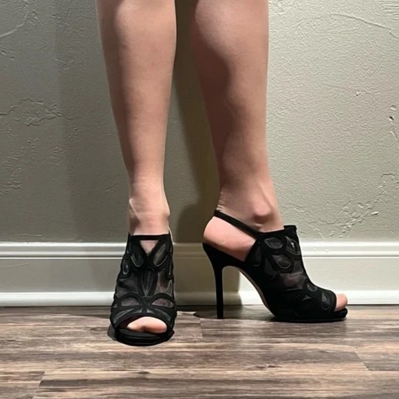 Kate Spade Mesh Peek-toe Slingback Booties - Picture 11 of 11